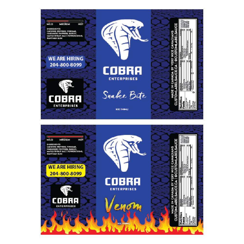 Cobra Custom Hot Sauce