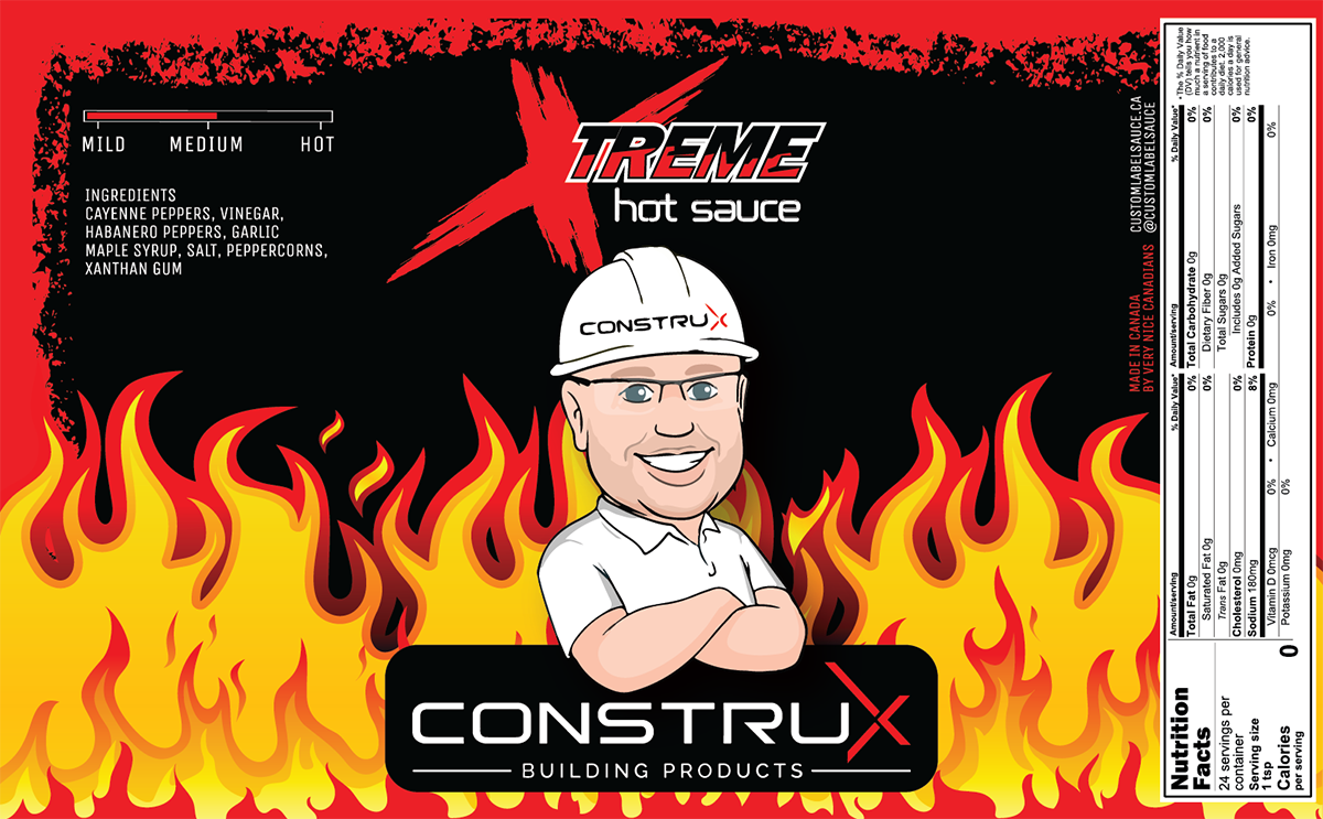 Construx X-treme Custom Hot Sauce