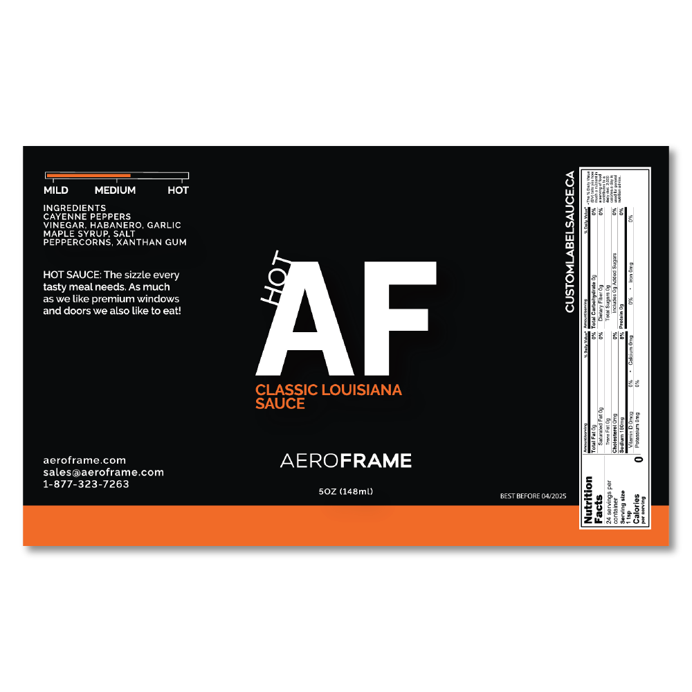 Aeroframe Hot Sauce