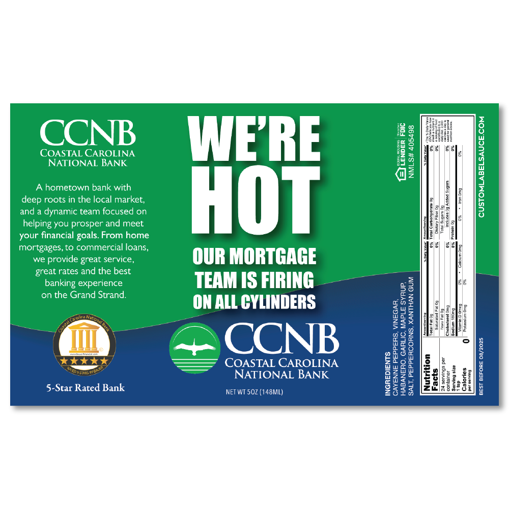 CCNB Custom Hot Sauce