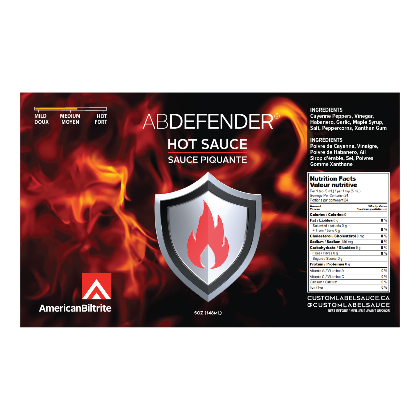 ABDEFENDER Hot Sauce