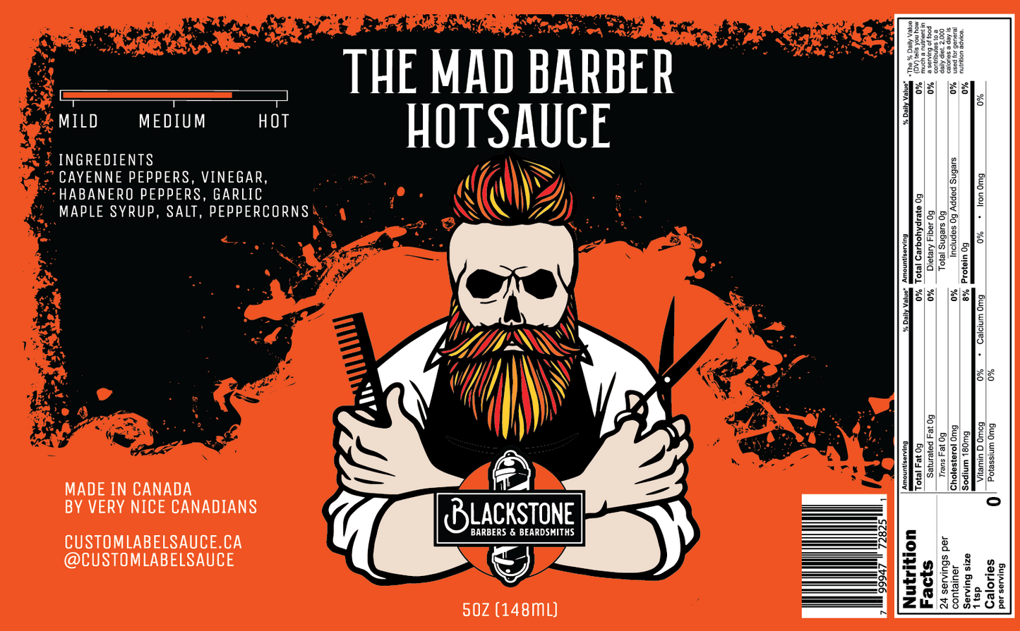 The Mad Barber Hot Sauce